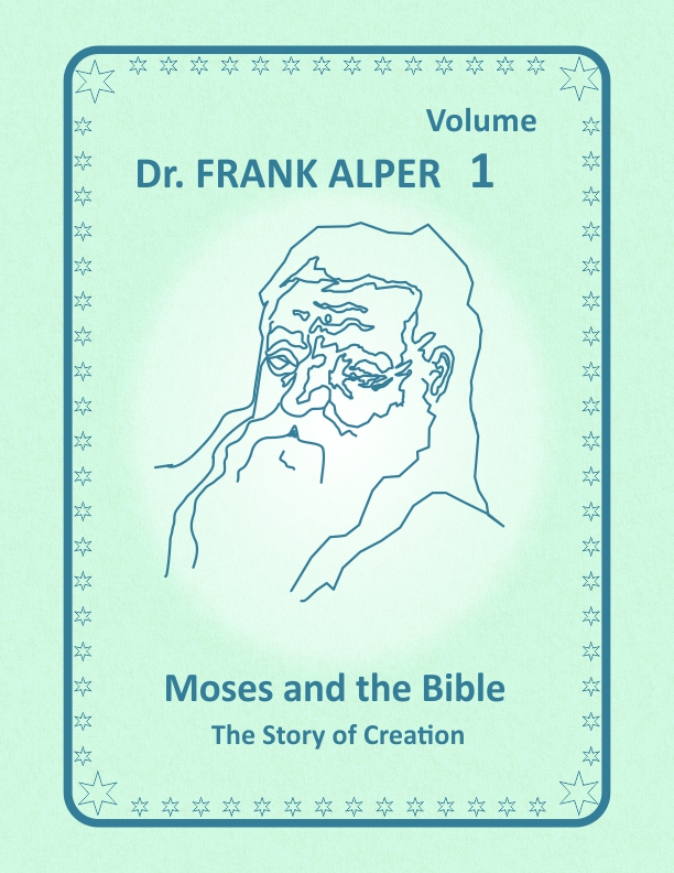 Cover of Moses and the Bible — a line drawing of Moses framed by stars.